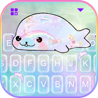 Тема для клавиатуры Rainbow Seal Unicorn