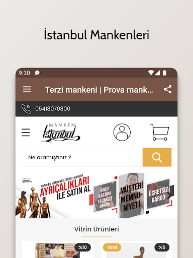 Android application İstanbul Manken screenshort