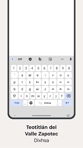 Screenshot of Motorola Indigenous Keyboard