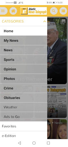 Atlantic News Telegraph Screen 2