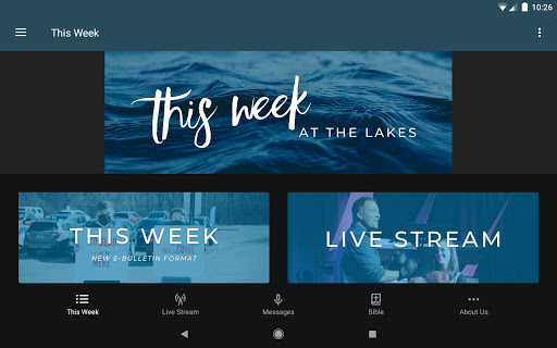 Screenshot of The Lakes Church Waterford