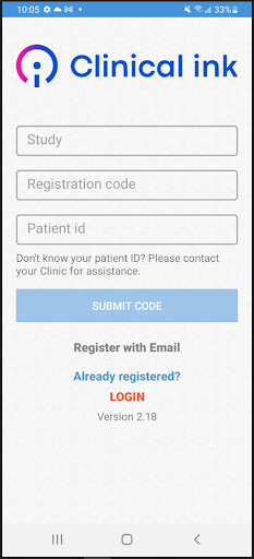 Android application CI Early Look screenshort
