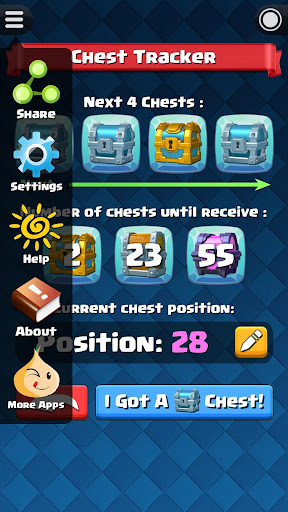Chest Tracker for Clash Royale