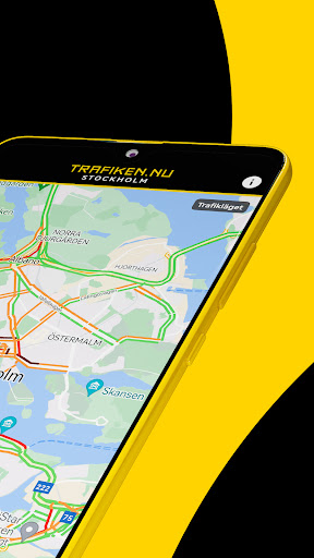 Trafiken.nu i Stockholm Screen 2