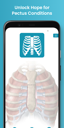 Android application Pectus Clinic. screenshort