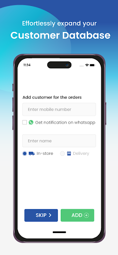 Pallet mPos Screen 2