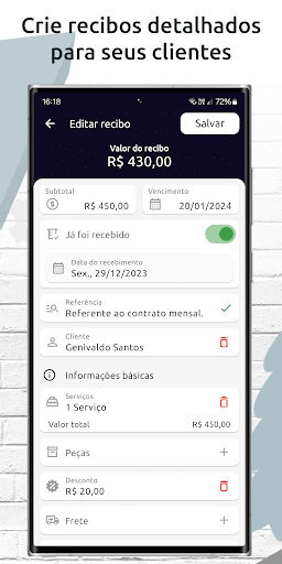 Recibo em PDF - Atual Recibo Screenshot 4 - AppWisp.com