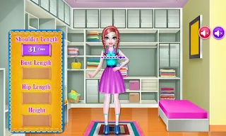 Sewing clothes school game - Screenshot 3