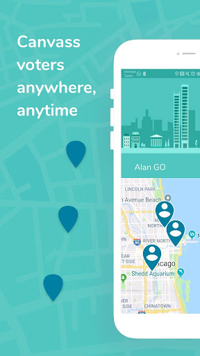 Android application Go - Ecanvasser screenshort