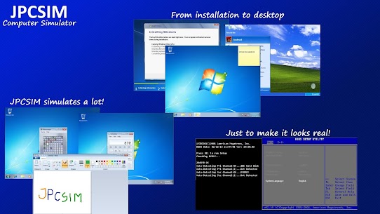JPCSIM – PC Windows Simulator For PC installation