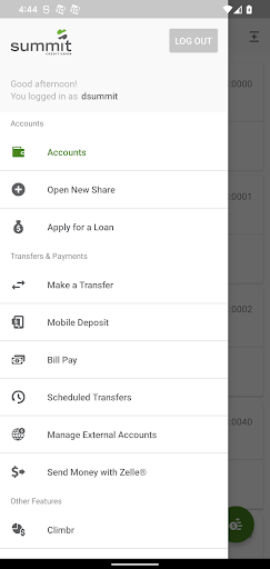 Summit Credit Union Mobile Screen 3