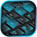 Neon Keyboard Galaxy Theme icon