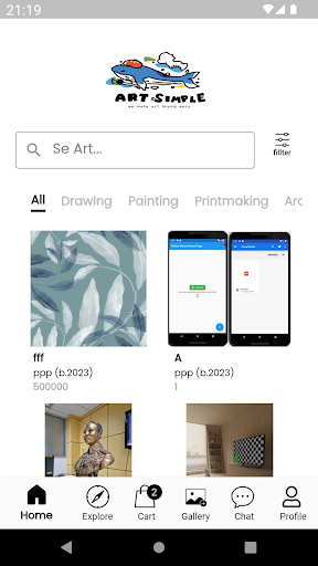 ArtSimple Screen 2