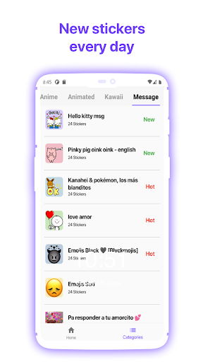 Stickers kawaiis - Animated st