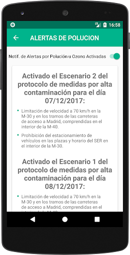 Madrid Pollution Screen 3