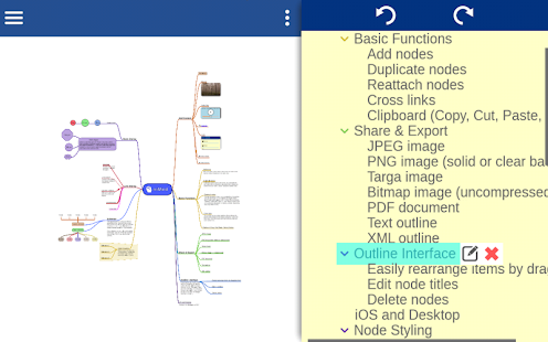 miMind - Easy Mind Mapping Screenshot