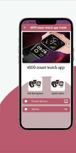 T600 Smart Watch App Guide