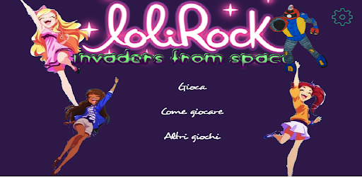 Android application Lolirock: invaders from space screenshort