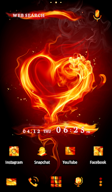 スタイリッシュ壁紙アイコン Fire Love 無料 Androidアプリ Applion