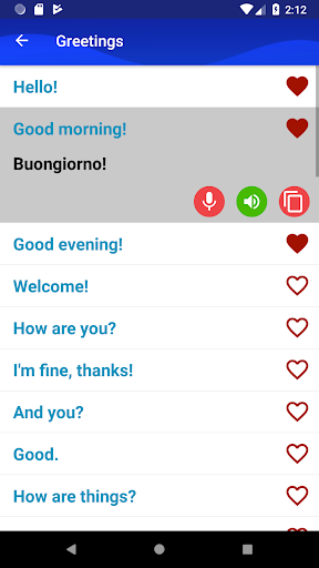 Learn Italian Faster Screen 2