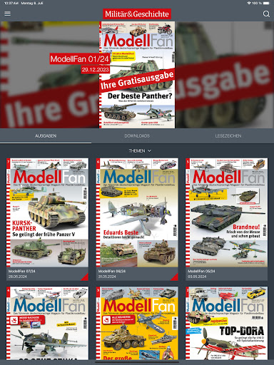 Android application Militär & Geschichte ePaper screenshort