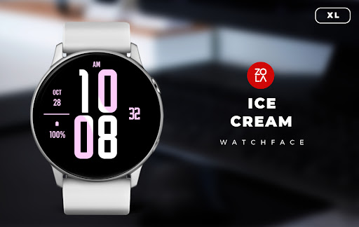 Android application Ice Cream XL Watch Face screenshort