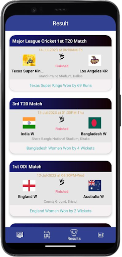 Live Cricket Scores Screen 3