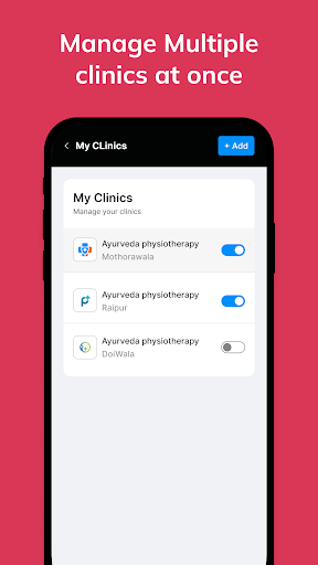 Clarity: Clinic Management App Screen 3