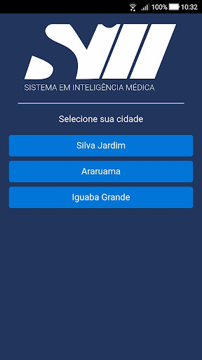 Android application SIM - Saúde screenshort