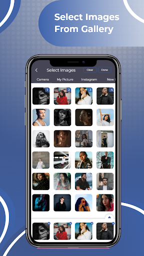 Android application Slideshow maker with music screenshort