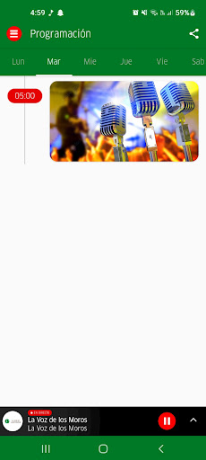 Android application La Voz De Los Moros screenshort