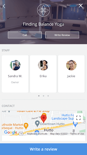 Finding Balance Yoga Screen 2