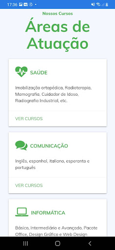 GAIA Treinamento Profissional Screen 2