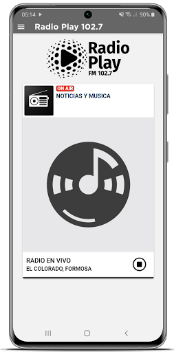 Android application Radio Play FM 102.7 screenshort
