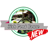 Fish pond house icon