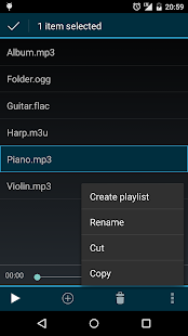 Clean Music Player Screenshot