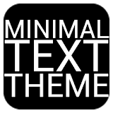Minimal Text THEME - PAID icon
