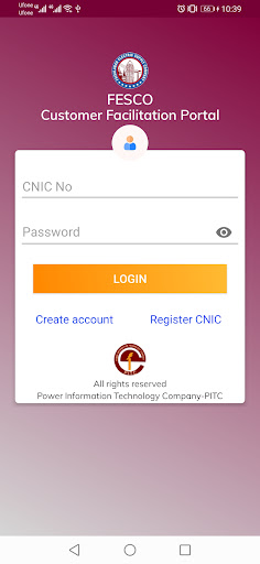 Android application CCMS FESCO (Not For Mobile) screenshort