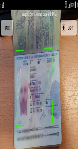 uComply DNA Scanner App Screen 2