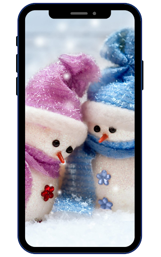 Android application Snowman Wallpapers screenshort