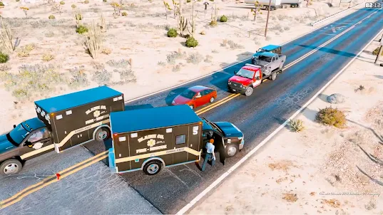 US Emergency Ambulance Game 3D