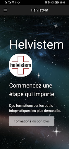 Android application HelviStem Formations screenshort