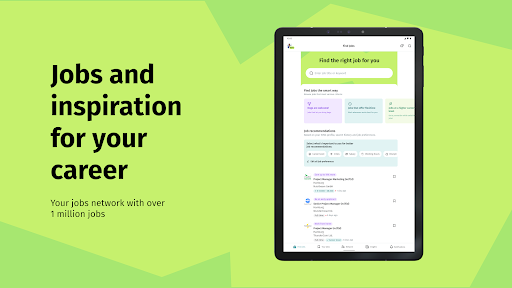 Screenshot of XING – the right job for you