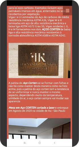 CASA DO CORTEN Screen 2