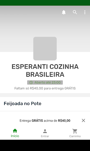 Android application ESPERANTI COZINHA BRASILEIRA screenshort