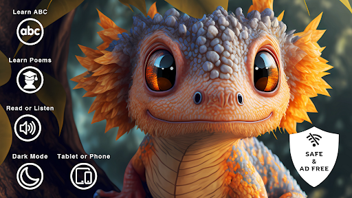 Android application Foodie Dragons: ABC Adventures screenshort