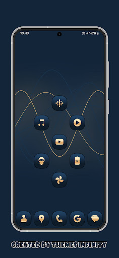 Blue Tiber Icons Screen 2