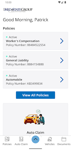 Mid-State Insurance Online Screen 2