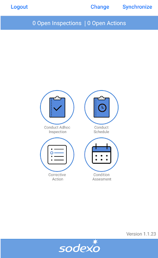 Android application Quality Inspection - Sodexo SM screenshort