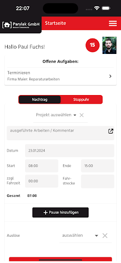 Parylak GmbH Screen 2